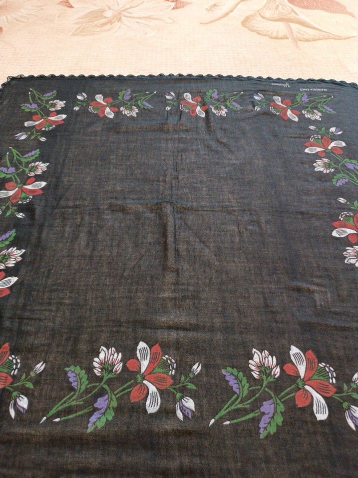 Fırfırlı Bohem Çok Renkli Kadın Fuları#boncuk oyali yazma - Görsel 3