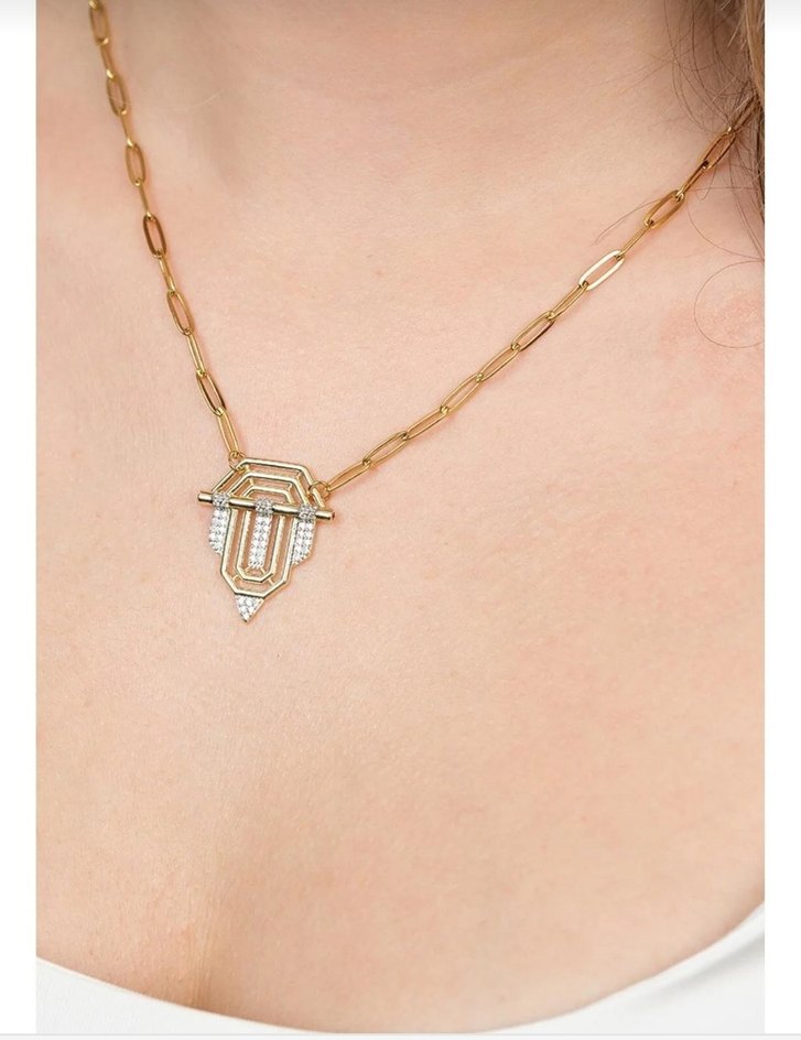 Bohem Tarzı Uzun Altın Zincirli Kadın Kolye - Görsel 4