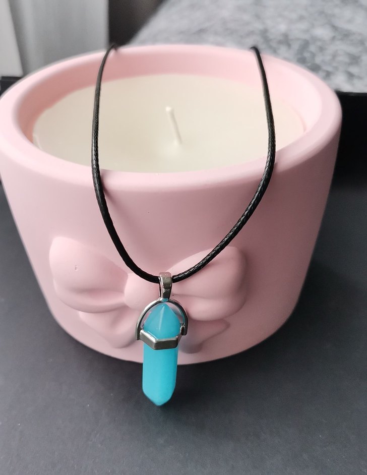 Bohem Turkuaz Boncuklu Kolye - Görsel 3