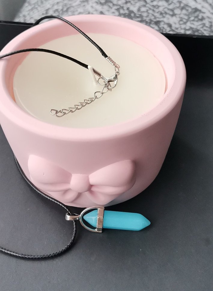 Bohem Turkuaz Boncuklu Kolye - Görsel 4