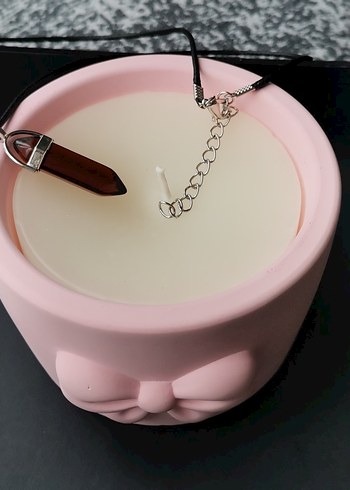 Siyah Mini Gotik Taş Kolye - Görsel 3