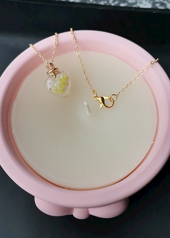 Altın Renkli Mini Bohem Kolye - Görsel 2