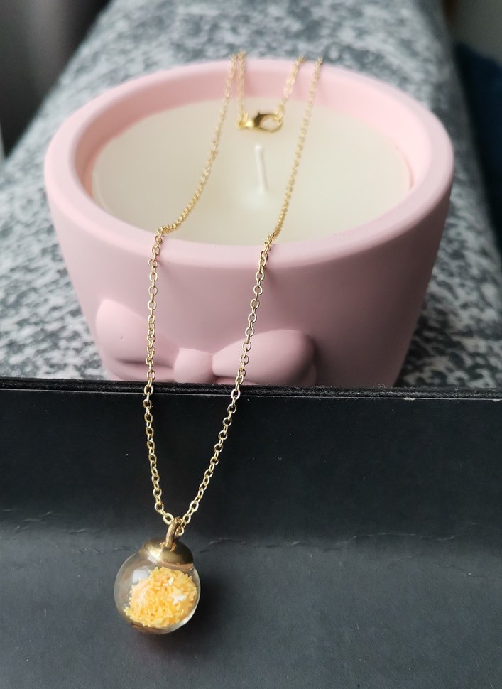 Minimalist Altın Renkli Zincir Kolye - Görsel 4