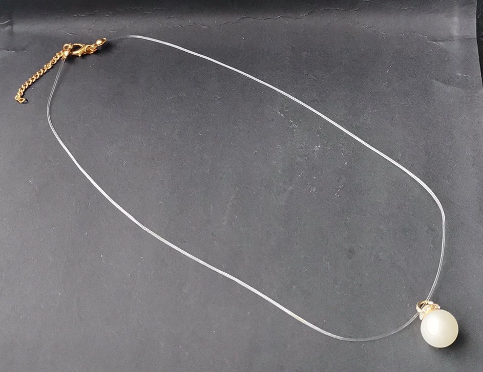 İnci Boncuklu Bohem Beyaz Kolye - Görsel 3