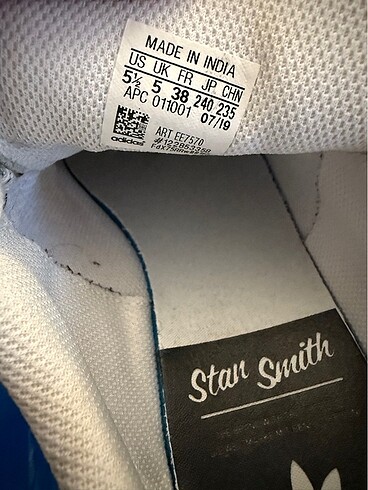 38 Beden beyaz Renk Stansmith