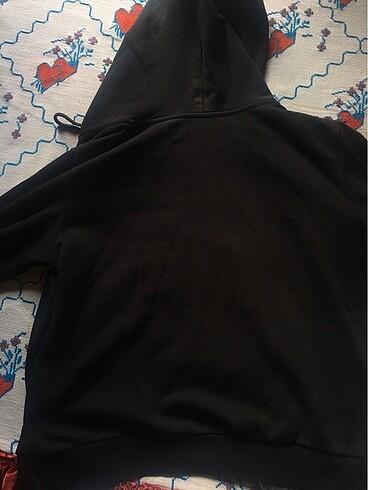 l Beden siyah Renk h&m kapüşonlu sweatshirt