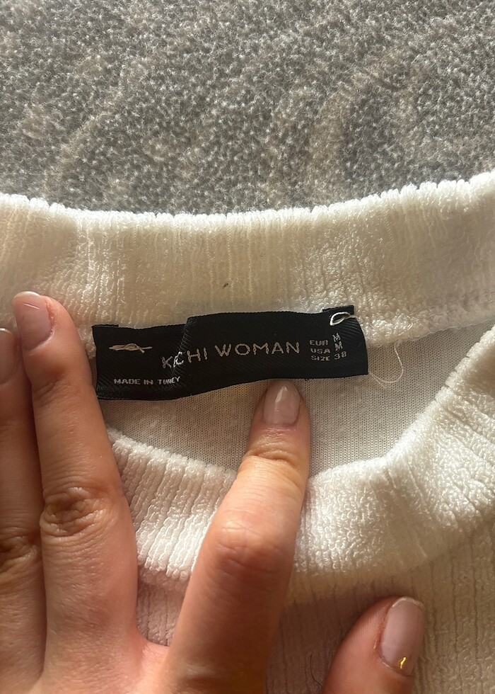 crop uzun kollu üst - Görsel 2