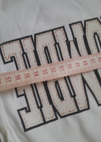 Baskılı Beyaz şort - Görsel 3