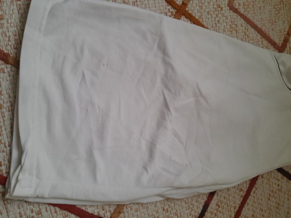 Baskılı Beyaz şort - Görsel 5