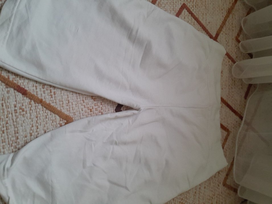 Baskılı Beyaz şort - Görsel 2