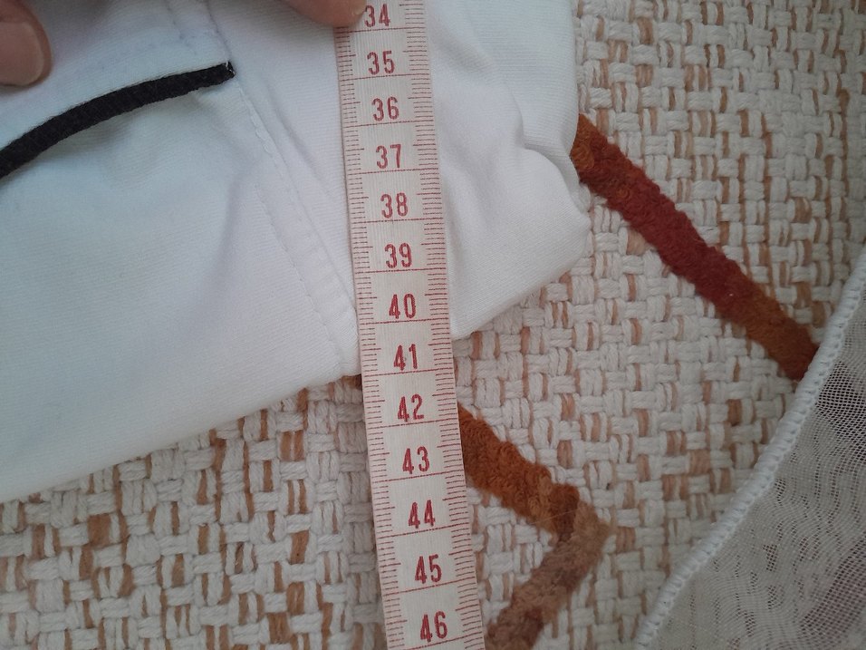 Baskılı Beyaz şort - Görsel 4