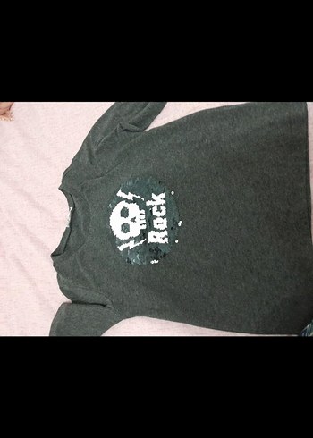 Kız Çocuk Uzun Kollu Örme Pamuk Tişört - Görsel 5