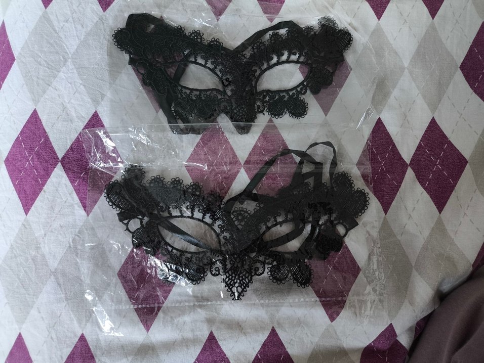 Siyah Dantel Maske iki tane - Görsel 2
