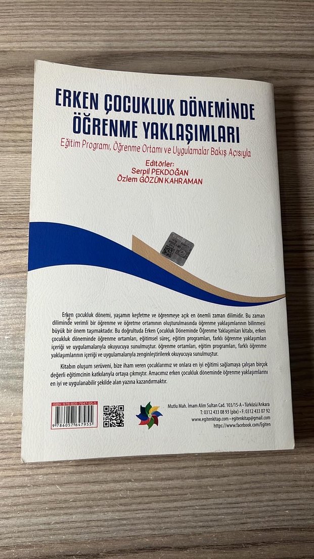 Erken Çocuklukta Öğrenme Yaklaşımları Kitabı - Görsel 2