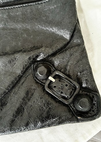 Balenciega Siyah kadın clutch - Görsel 3
