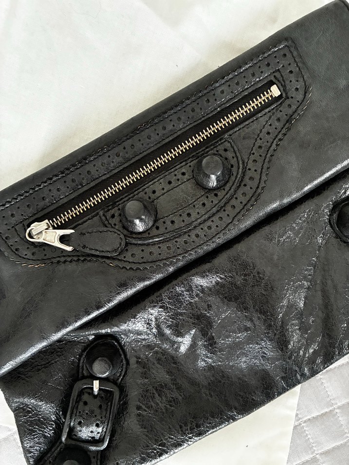 Balenciega Siyah kadın clutch - Görsel 2