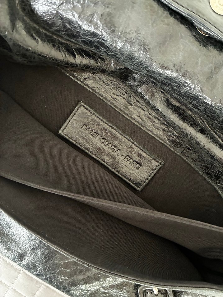 Balenciega Siyah kadın clutch - Görsel 4