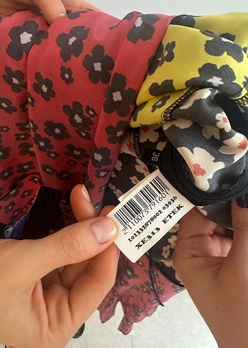 Beymen Academia Marka Çiçek Desenli Uzun Yırtmaçlı Midi Etek - Görsel 4