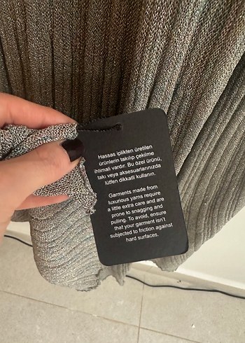 Academia marka simli triko şık Elbise - Görsel 5