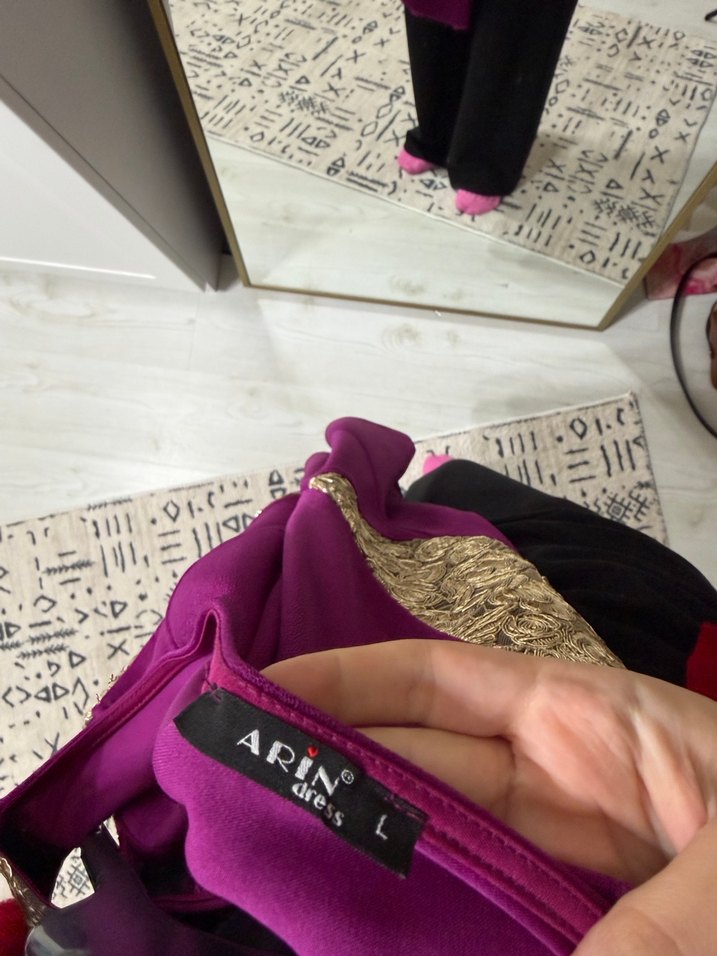 Fuşya abiye - Görsel 3