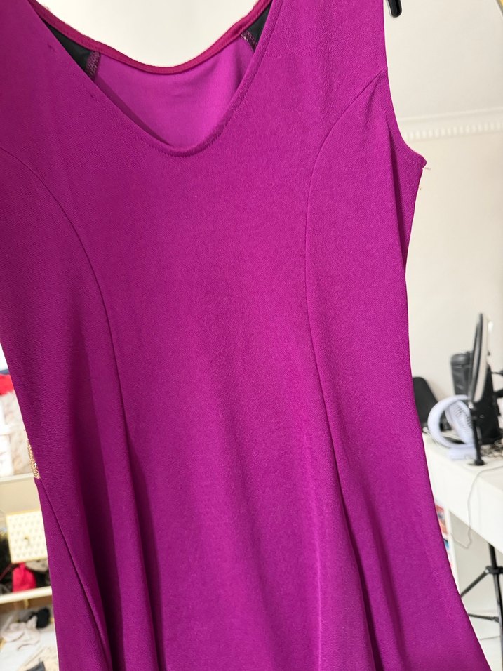 Fuşya abiye - Görsel 4