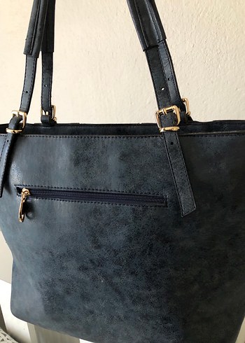 Tokalı Çok Renkli Kadın Süet Çanta - Görsel 6