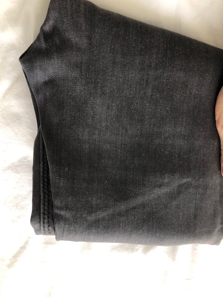 Gri Düğmeli Kadın Denim Pantolon - Görsel 2