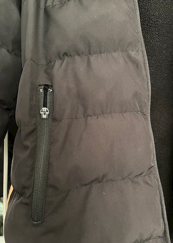 Siyah Fermuarlı Erkek Midi Mont - Görsel 4