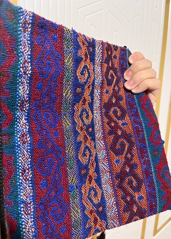 Bohem Desenli Fermuarlı Kadın Çanta - Görsel 3