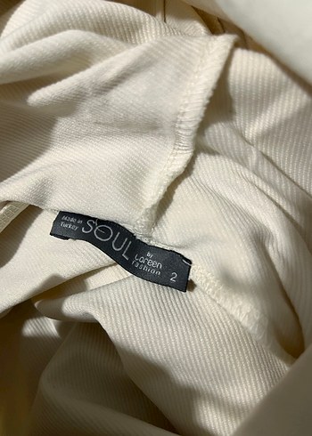 Kadın Beyaz Oversize Kapüşonlu Sweatshirt - Görsel 5