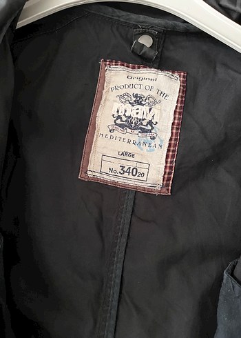 Gri Kemerli Midi erkek  trençkot - Görsel 2