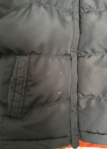 Erkek siyah şişme Mont - Görsel 3