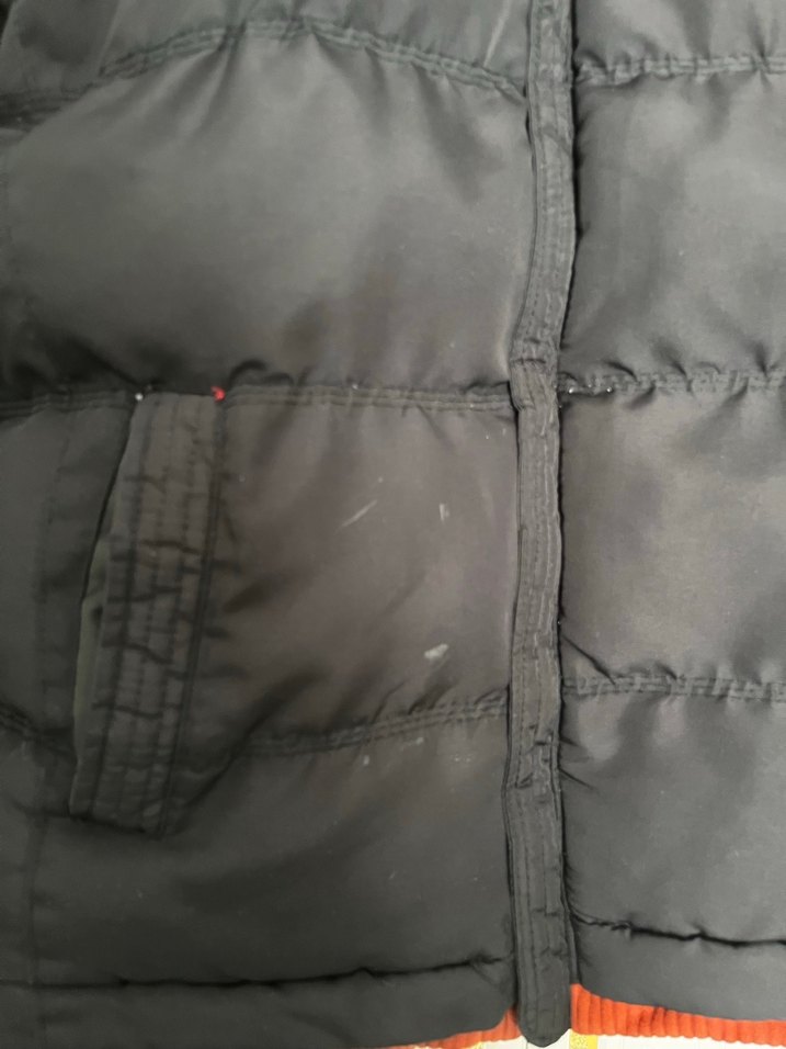 Erkek siyah şişme Mont - Görsel 3