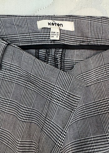 Gri Kadın Kumaş Pantolon - Görsel 2