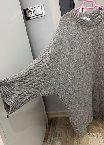 Gri Kadın kazak - Görsel 2