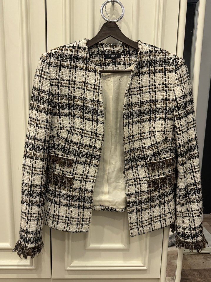 Elbise-ceket takım - Görsel 5