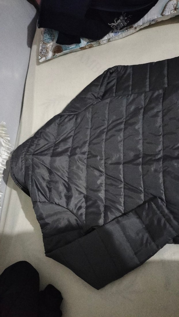 Siyah  Fermuarlı Mont m beden - Görsel 2