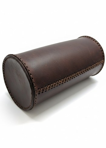 Deri Fermuarlı Kahverengi Kadın Cüzdanı - Görsel 4