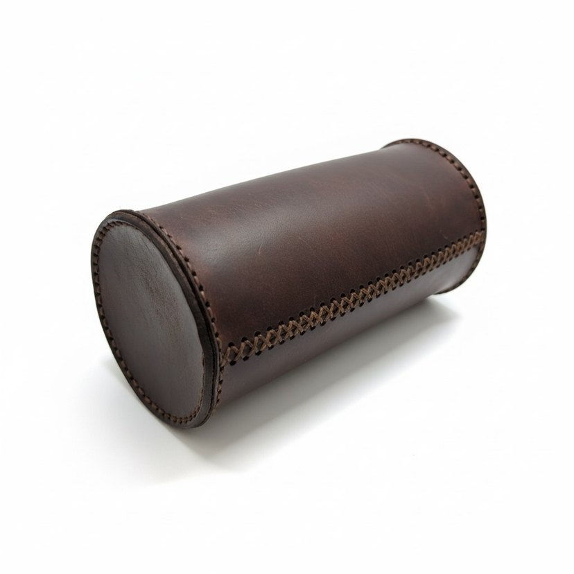 Deri Fermuarlı Kahverengi Kadın Cüzdanı - Görsel 4