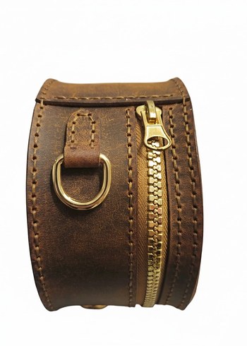 Kahverengi Deri Kadın Cüzdan - Görsel 4