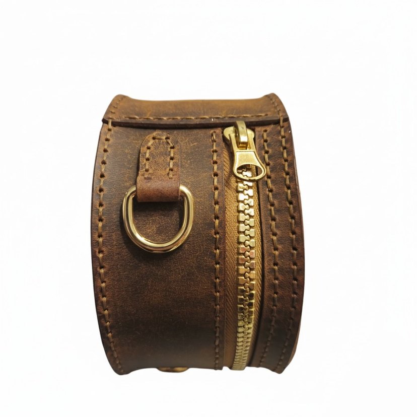 Kahverengi Deri Kadın Cüzdan - Görsel 4