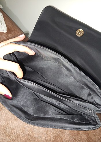 Klasik Kahverengi Süet İki Bölmeli Kadın Çantası - Görsel 2