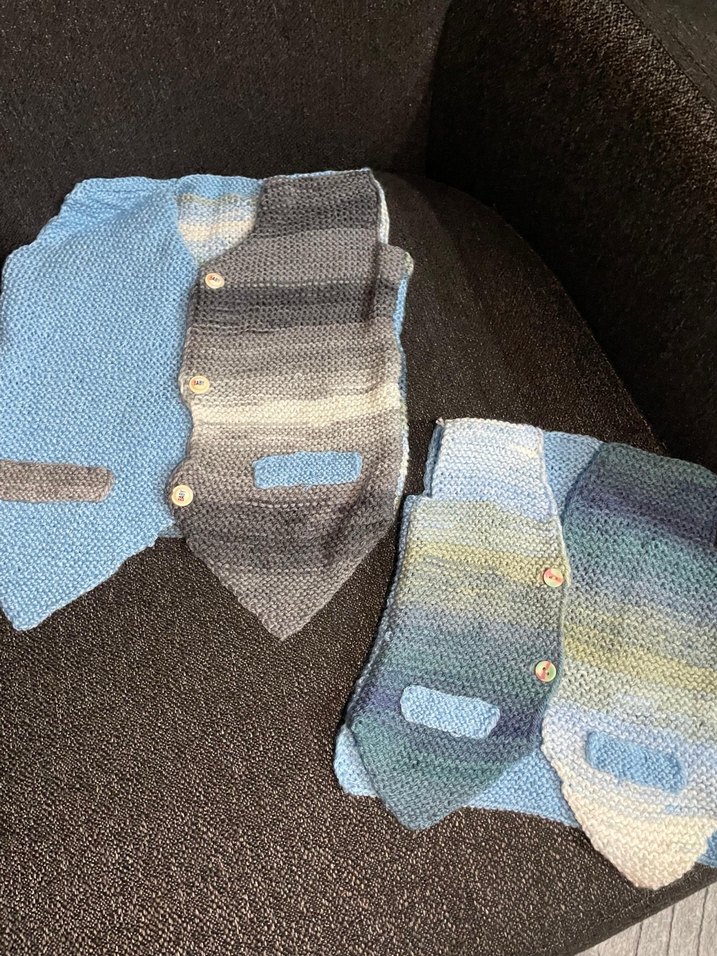 Gri Erkek Çocuk Triko Hırka - Görsel 3