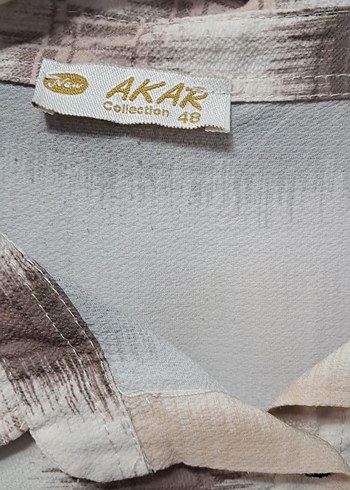 Düğmeli Bej Uzun Tunik - Görsel 2