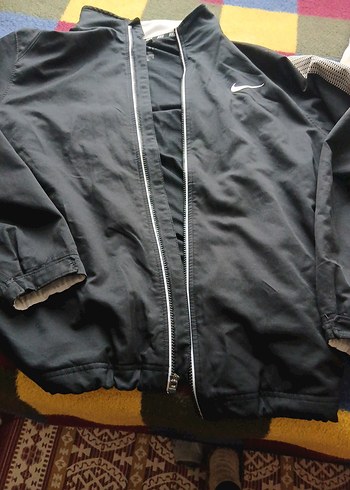 Erkek Siyah Fermuarlı Midi Yağmurluk L BEDEN - Görsel 3