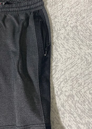 Gri Fermuarlı Erkek Eşofman Altı - Görsel 2