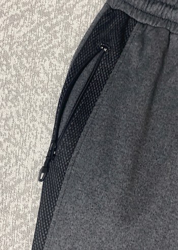 Gri Fermuarlı Erkek Eşofman Altı - Görsel 3