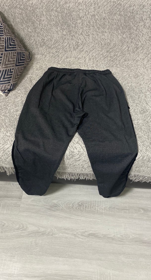 Gri Fermuarlı Erkek Eşofman Altı - Görsel 5