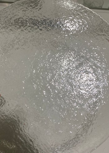 Yuvarlak cam tepsi - Görsel 2