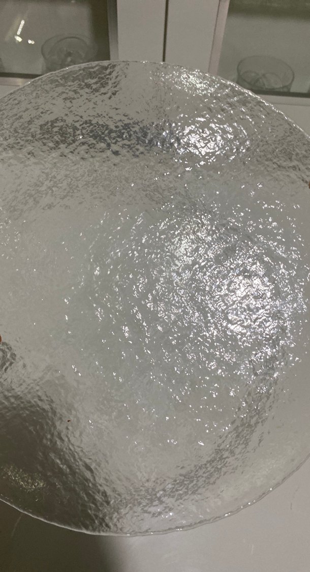 Yuvarlak cam tepsi - Görsel 2